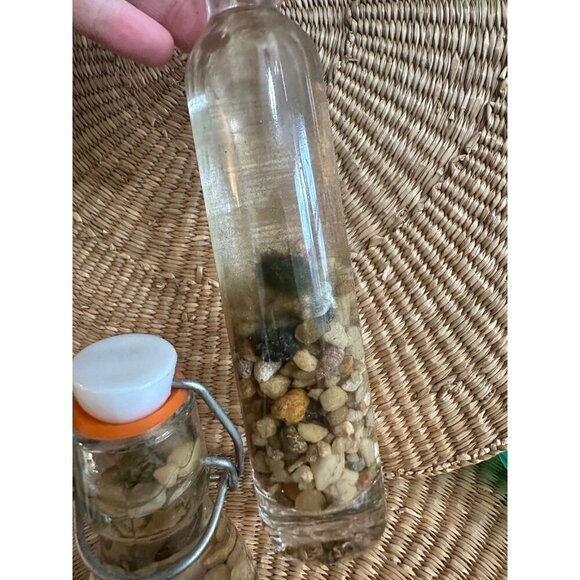 Recycled Jar Terrariums with Pebbles – Set of 2 - Picture 4 of 8